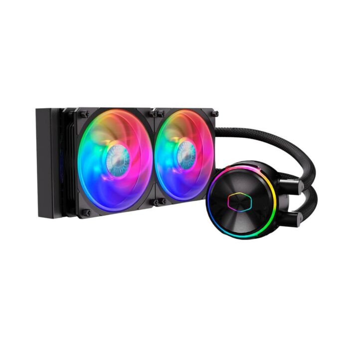 Cooler Master MasterLiquid PL240 Flux - Sistema di Raffreddamento a Liquido AIO per CPU, Radiatore 240 mm, Controller RGB di Gen 2 - Supporta AMD AM5 e Intel LGA 1700