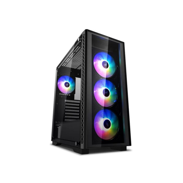 Net Rig Eclipse Vanguard - Pc Gaming - Ryzen 7 8700G Boost clock di 5.1Ghz e 8 core, RX 7700 XT 12GB, 32GB di Ram DDR5 CL30 con frequenza di 6000Mhz, SSD NVME M.2 1TB, Windows 11 Professional