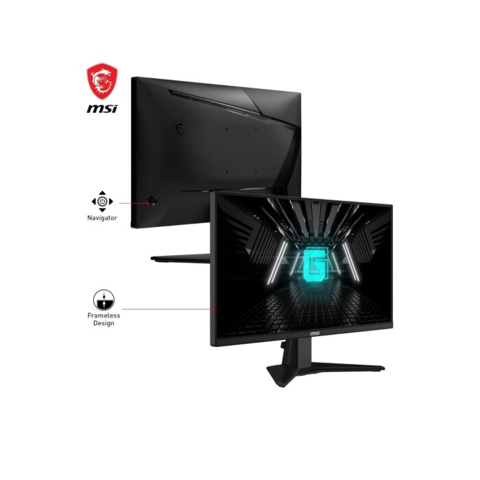 Msi G255F monitor gaming 24,5", 180 hz, 1ms, rapid IPS, FHD (1920x1080), adaptive sync, night vision, anti-flickr, less blue light - immagine 2