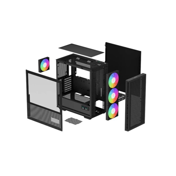 Net Rig Nebula GX - Pc Gaming - Ryzen 7 7700 Boost clock di 5,3Ghz e 8 core, RTX 4070 Super 12GB, 16GB di Ram DDR5 con frequenza di 5600Mhz, SSD NVME M.2 1TB, Windows 11 Professional - immagine 3