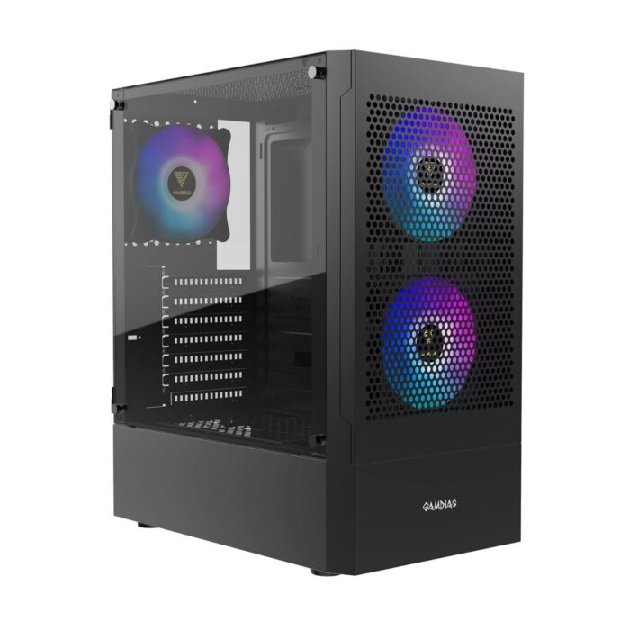 Net Rig Nexus – Pc Gaming – Ryzen 5 5600 Boost clock di 4,4Ghz e 6 core, RTX 3050 8GB, 16GB di Ram con frequenza di 3600Mhz, SSD NVME M.2 1TB, Windows 11 Professional