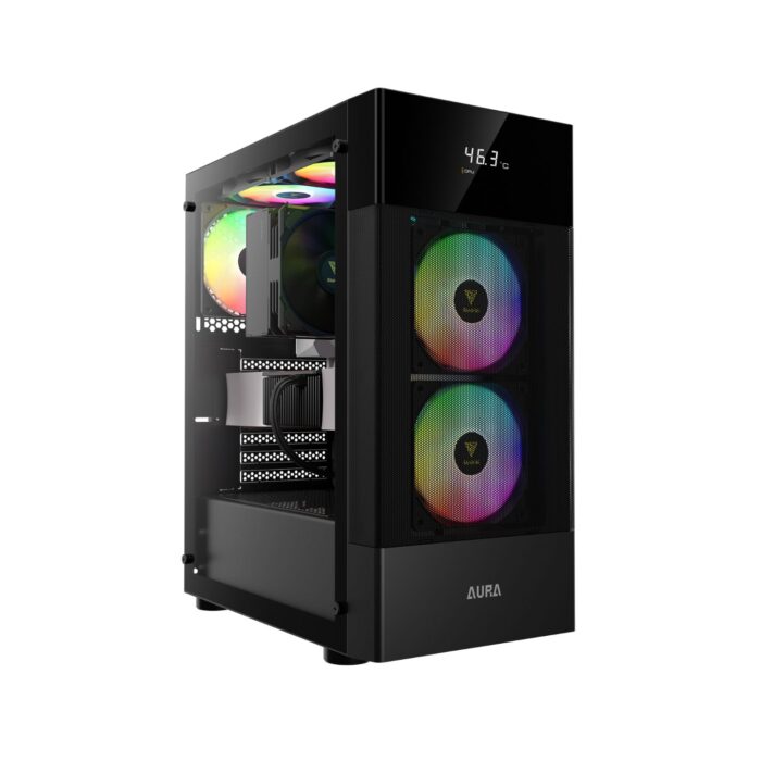 Net Rig Nova – Pc Gaming – Ryzen 5 5600G Boost clock di 4,4Ghz e 6 core, RTX 4060 8GB, 16GB di Ram con frequenza di 3600Mhz, SSD NVME M.2 1TB, Windows 11 Professional