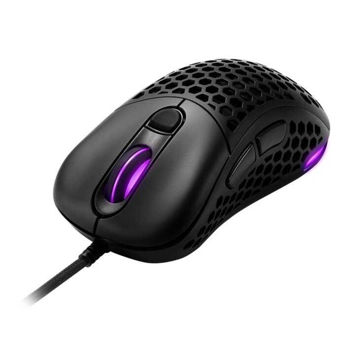 Mouse gaming Sharkoon Light² 200 - nero, 16000 DPI max, RGB, 6 tasti configurabili, usb, 1.8mt - immagine 3