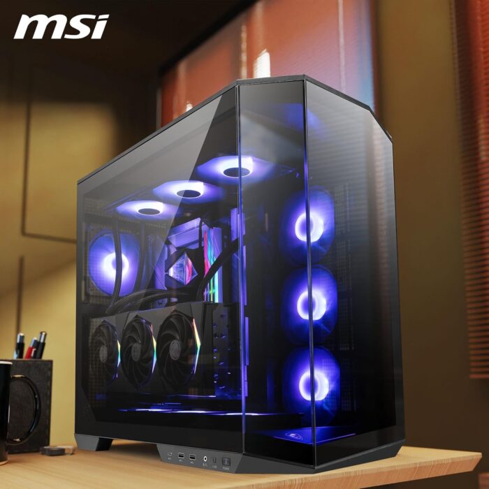 Net Rig Storm Havoc - Pc Gaming - Intel Core i7-14700KF Boost clock di 5.6Ghz e 20 core, RX 7900 XTX 24GB, 32GB di Ram DDR5 CL30 con frequenza di 6000Mhz, SSD NVME M.2 1TB, Windows 11 Professional - immagine 4