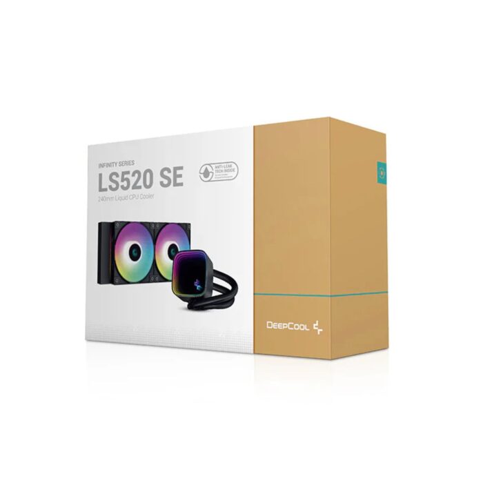 DeepCool LS520 SE, dissipatore a liquido - 2 ventole da 120mm ARGB, compatibile con socket intel LGA 1851/1700/1200/1151/1150, amd AM4/AM5 - immagine 2