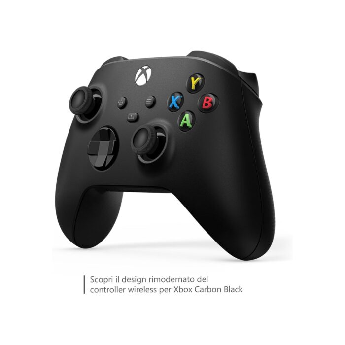 Xbox Controller Wireless, Carbon Black - per Xbox One, Xbox Series X|S, Windows 10/11 - immagine 2