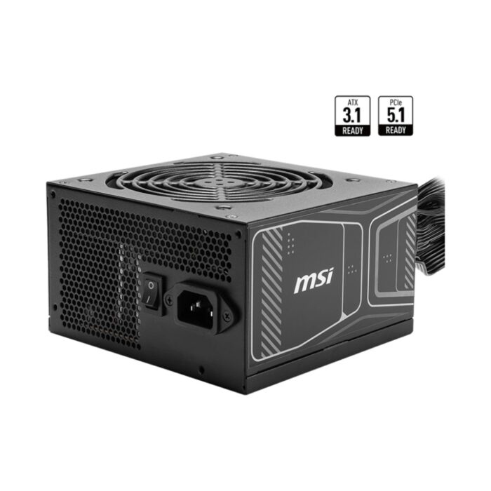 Msi Mag A850GN PCIE 5.1, Alimentatore PC ATX 850W, certificazione 80 PLUS Gold, supporto GPU PCIe 5.1