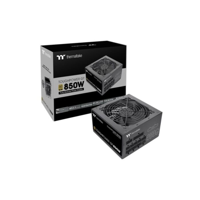 Thermaltake Toughpower GT 850W ATX 3.1, Alimentatore PC ATX 850W, certificazione 80 PLUS Gold, Modulare, Nero