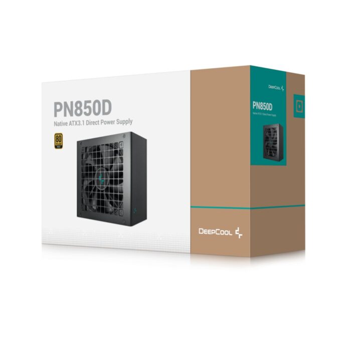 DeepCool PN850-D PCIE 5.1, Alimentatore PC ATX 850W, certificazione 80 PLUS Gold, supporto GPU PCIe 5.1 - immagine 2